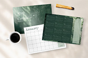 Green Calendar 2025 & Weekly Planner, a Stationery Template by Elena Dorosh (Thumbnail 3 of 5)