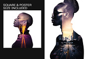 Double Exposure Photo Effect, a Layer Style Add-On by dokudokunomi (Thumbnail 2 of 5)