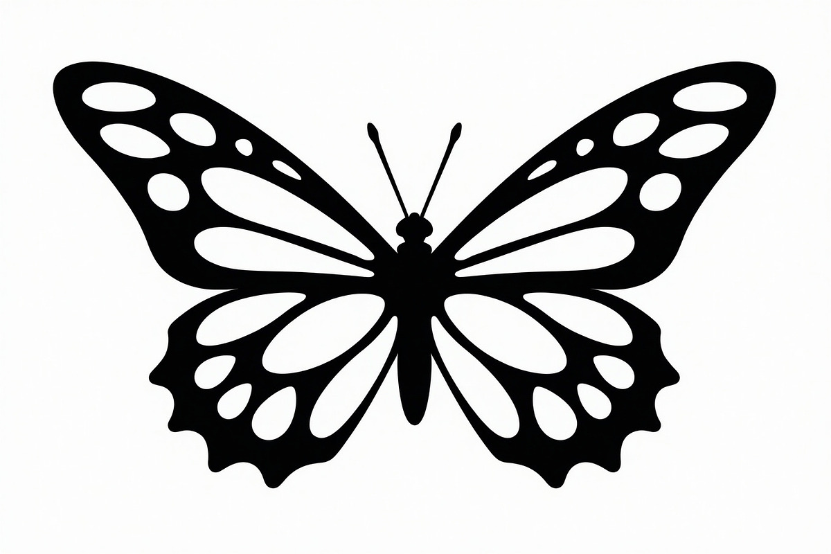 Delicate Butterfly Laser Cut Design, an Illustration by hafijul (Photo 6 of 13)