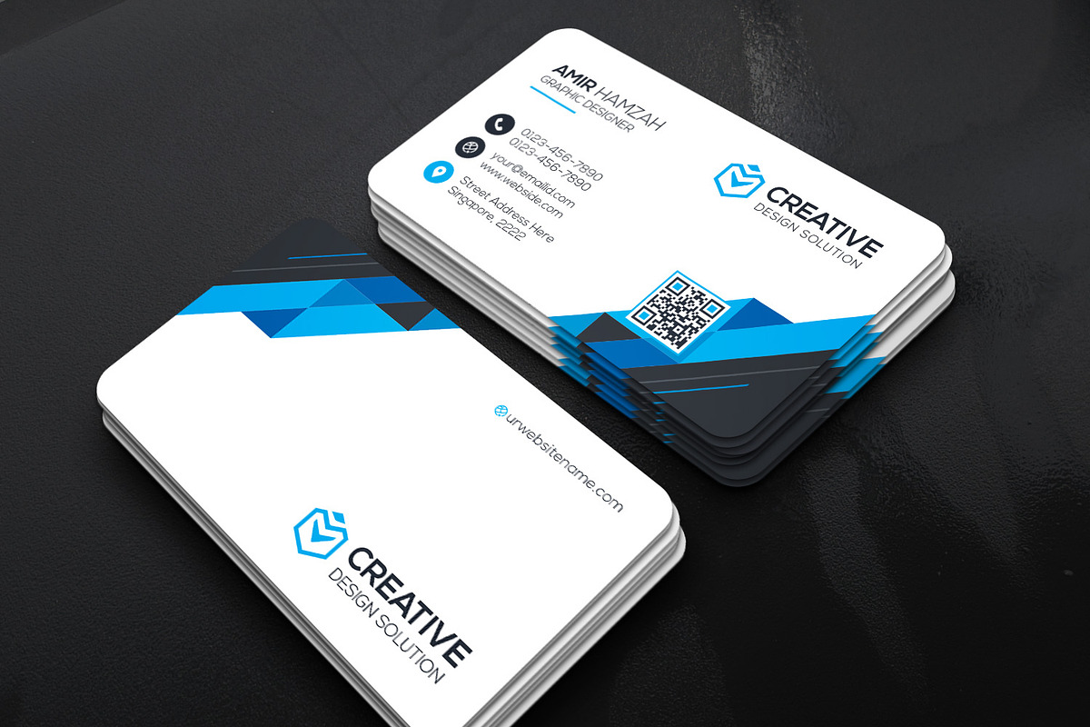 Corporate Business Card, a Business Card Template by GenerousArt (Photo 1 of 5)