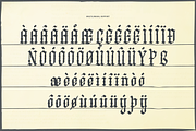 Mayhart Windah Blackletter Typeface, a Blackletter Font by Denustudios (Thumbnail 11 of 12)