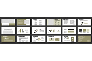 Minimalist corporate presentation, a Person Illustration by GraphiShop