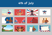 Celebrate American Independence Day, an Object Illustration by foxndeer (Thumbnail 1 of 4)