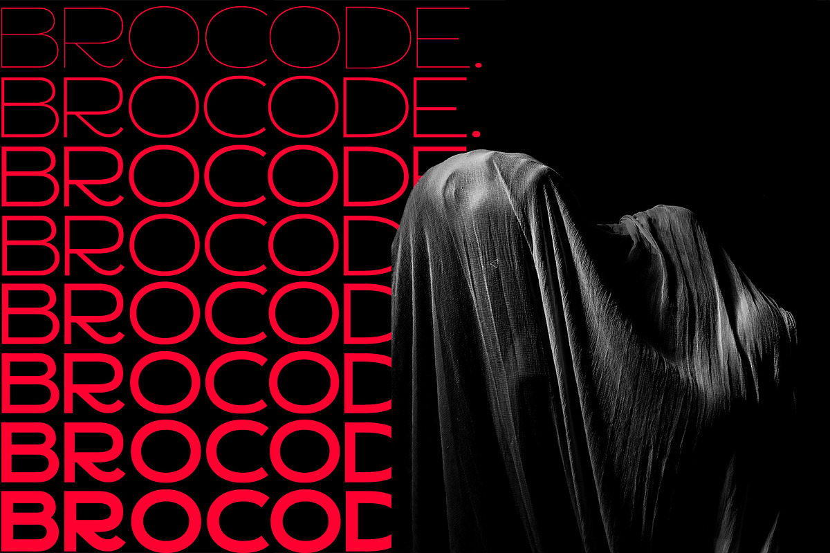 Brocode Display Typeface, a Sans Serif Font by Foxtype (Photo 2 of 8)