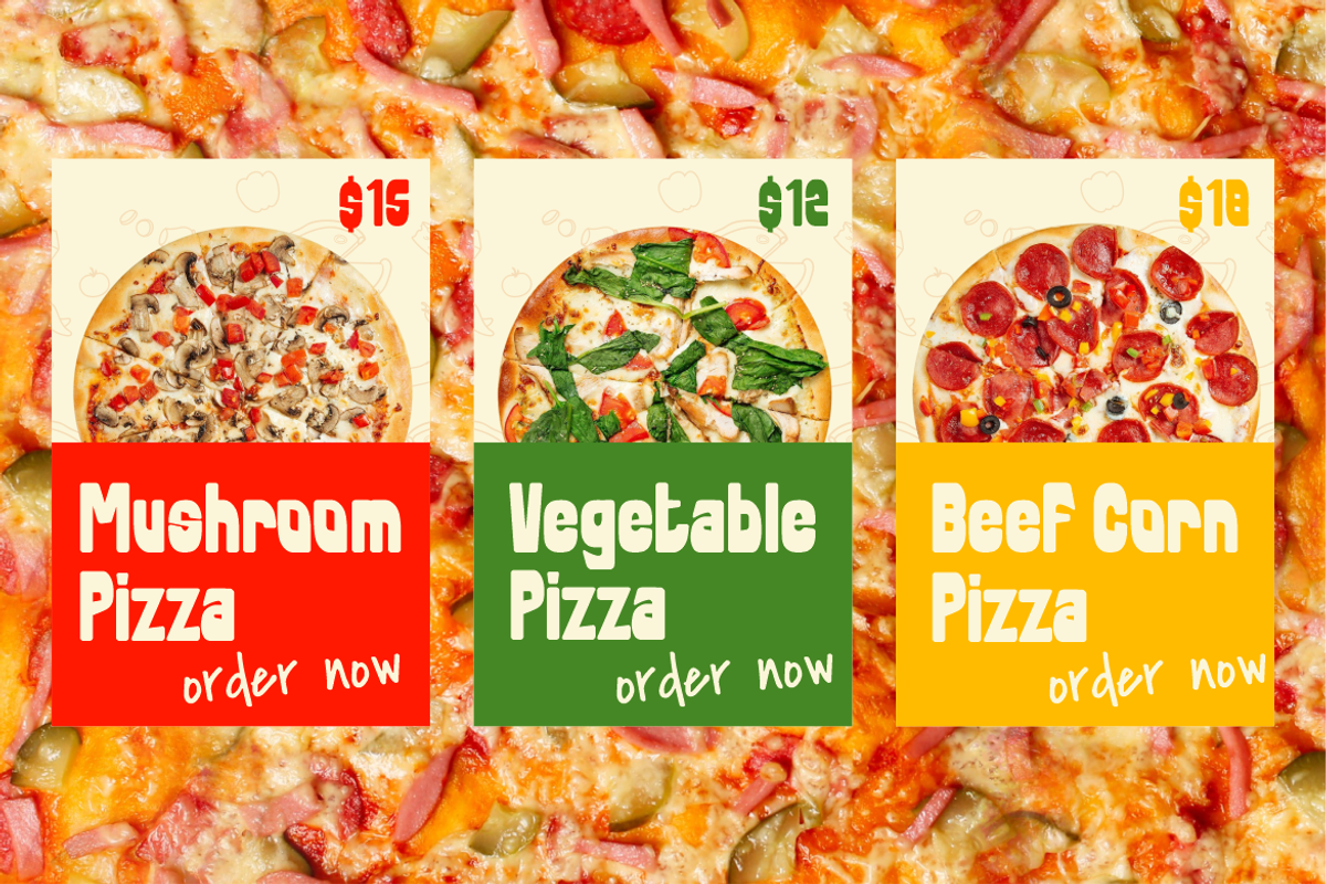 Happy Chunk Playful Food Font, a Font by PutraCetol Studio (Photo 3 of 5)