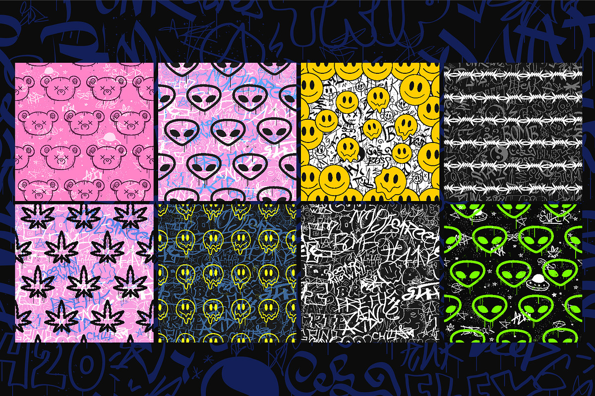 Graffiti Bundle – Vector Set, a Decorative Illustration by Slavko Kahovsky (Photo 4 of 5)