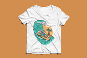 Enjoy the sea waves illustration, an Illustration by gunaonedesign (Thumbnail 4 of 6)