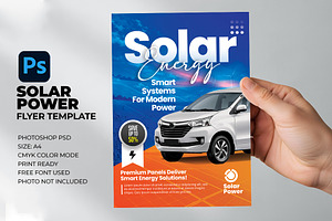 Solar Power Flyer Template, a Flyer Template by Artonix