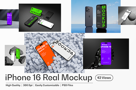 iPhone 16 Mockup