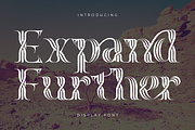 Expand Further – Inline Font, a Serif Font by 177Studio (Thumbnail 1 of 8)
