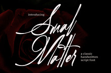Smal Matter Classic Handwritten Font