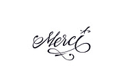 Merci - Vector, an Object Graphic by Guillaume Laserson (Thumbnail 1 of 3)