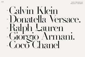 Evangelina - Fashion Display Font