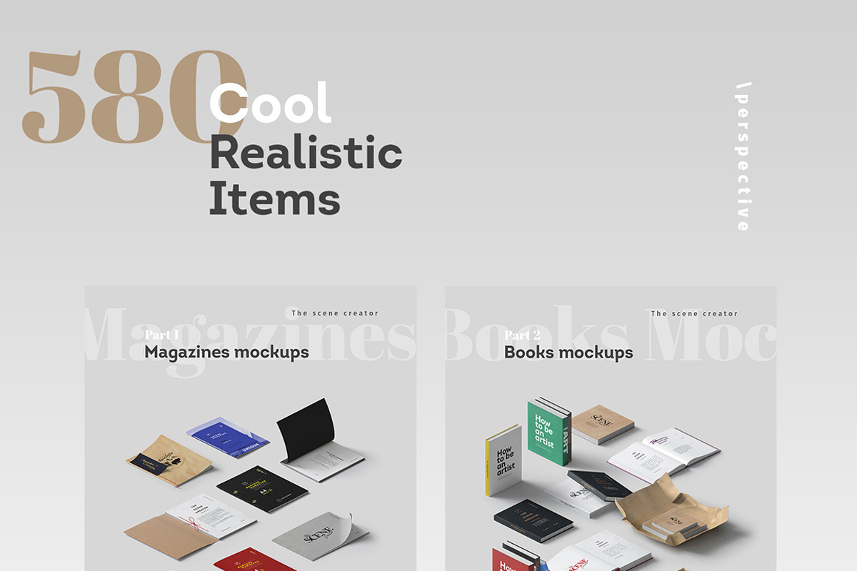 50%OFF The Scene Creator / 3 in 1, a Packaging Mockup by Creatoom