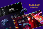 Afspel | Gaming Portal Design, a Landing Page Template by 0effortthemes (Thumbnail 4 of 7)