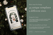 Bridal Boutique Instagram Kit CANVA, a Social Media Template by Baliniz (Thumbnail 2 of 10)