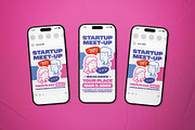 Startup Meet Up Event Flyer Set, a Flyer Template by The Good Store (Thumbnail 2 of 2)