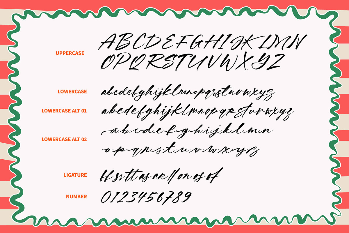 Blooming Field Handwritten Script, a Handwritten Font by Haps Space (Photo 5 of 10)