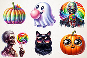 Quirky Halloween Sublimation Clipart, an Illustration by RobertsArt (Thumbnail 6 of 7)