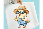 Cute Beach Chick PNG Clipart, an Illustration by designcity5 (Thumbnail 4 of 5)