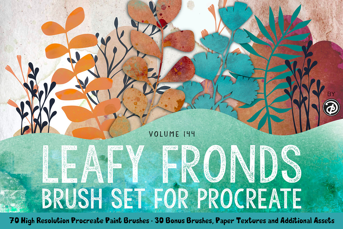 Leafy Fronds Brush Set, a Brush Add-On by DeloresArt (Photo 1 of 12)