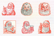 Hand-Drawn Santa Christmas Png, an Illustration by CreationArt (Thumbnail 4 of 5)