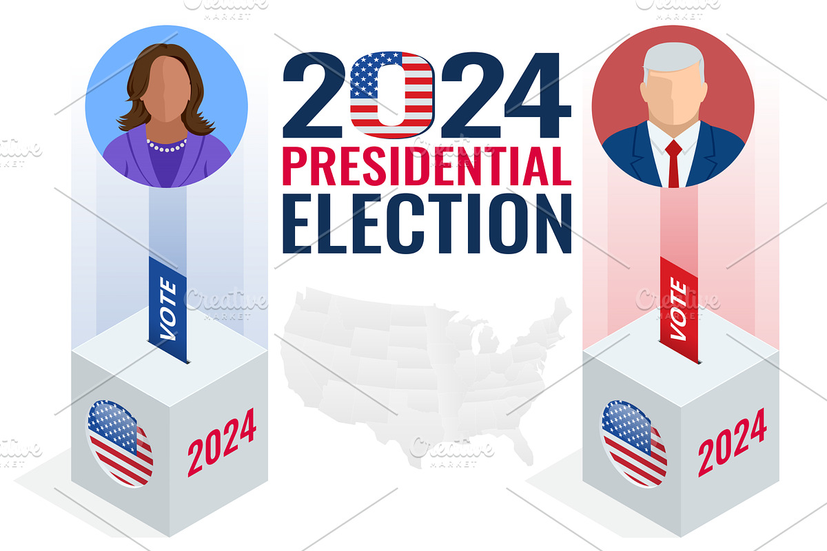 2024 United States of America, a Person Illustration by Golden Sikorka