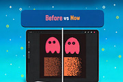 79 Pixel Art Brushes for Procreate, a Brush Add-On by byMariZen (Thumbnail 2 of 4)