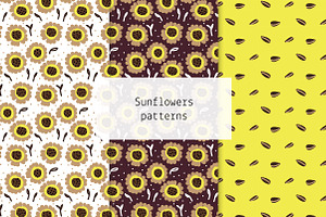 Sunflowers patterns