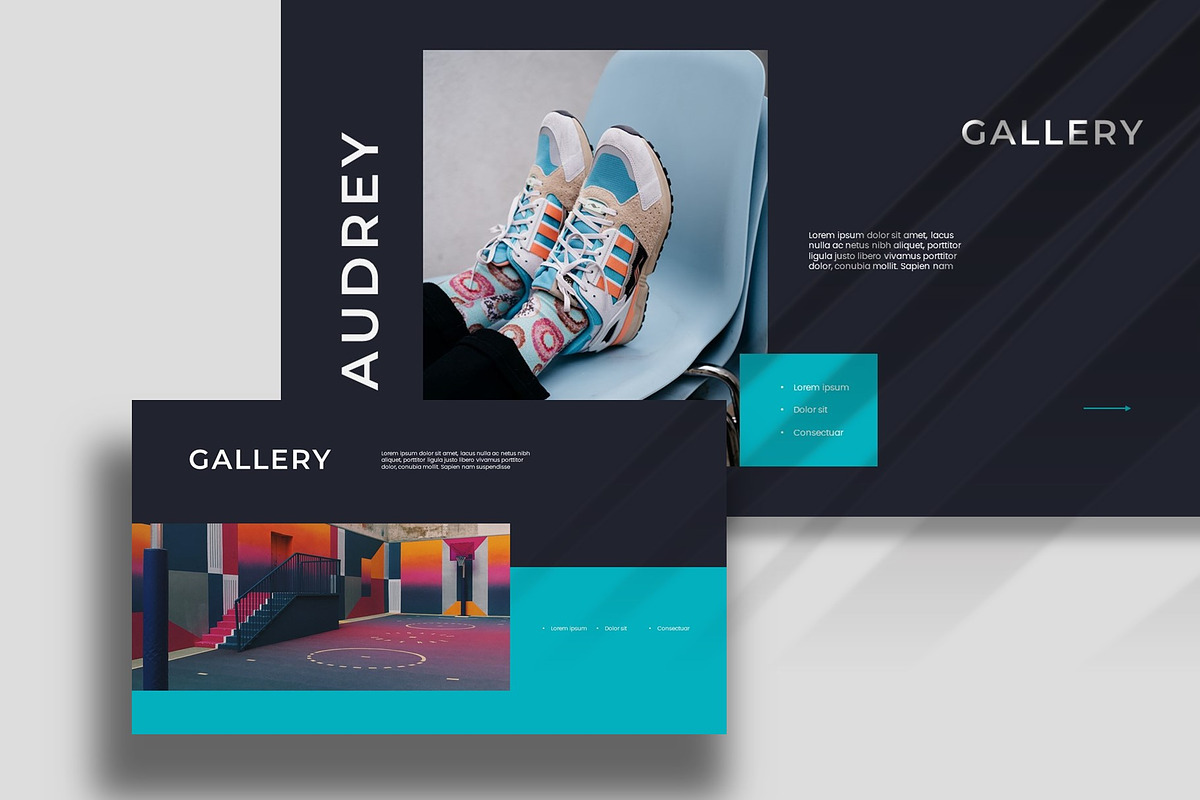 Evelyn Presentation Template, a Presentation Template by GridlineType (Photo 6 of 9)