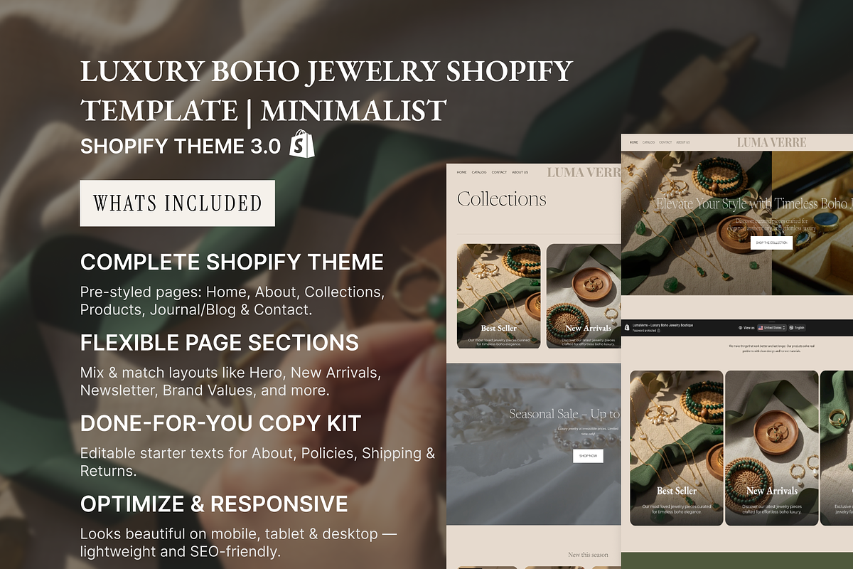 Luma Verre Jewelry Shopify Theme, a Shopify Template by AtelierDuVow (Photo 7 of 10)