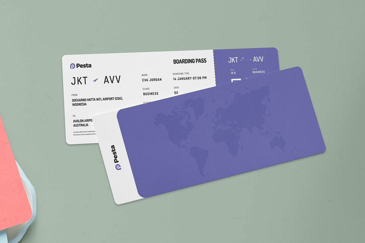 Boarding Pass - Pesta 1, a Templates & Theme by Themes Awesome (Photo 5 of 5)