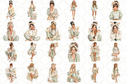 Whimsical Spring Girl Clipart, an Illustration by Black Bird Studio (Thumbnail 5 of 5)