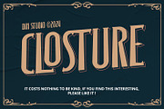 Closture, a Symbol Font by Vintage Division (Thumbnail 15 of 15)