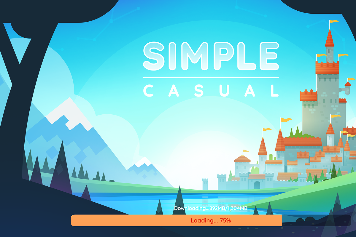 GUI Pro - Simple Casual, an UI Kit Template by LAYERLAB (Photo 2 of 108)