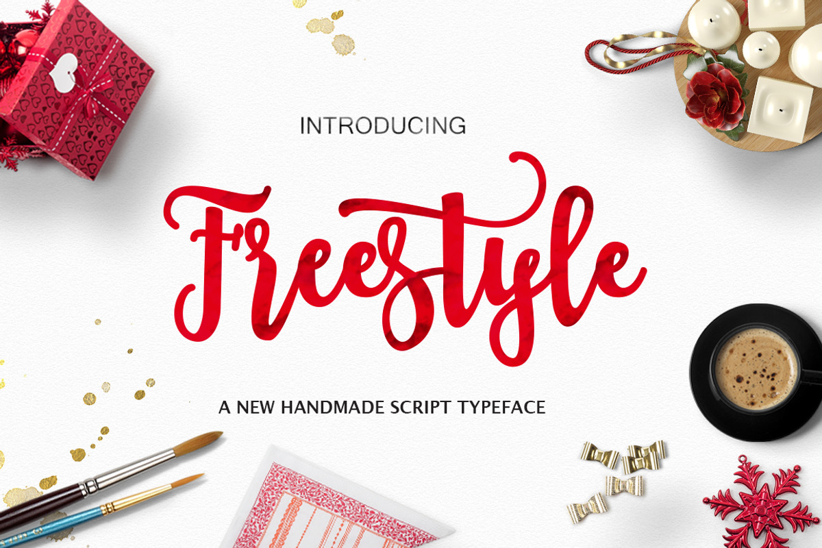 Freestyle, a Script Font by groens (Photo 1 of 8)