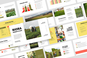Riora : Agriculture Powerpoint, a Presentation Template by Punkl Camp