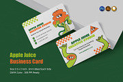 Apple Juice - Business Card, a Business Card Template by Esensifiksi.studio (Thumbnail 1 of 3)