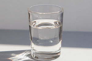 A glass of water isolated on transpa, a Food & Drink Photo by Pixeness Studio