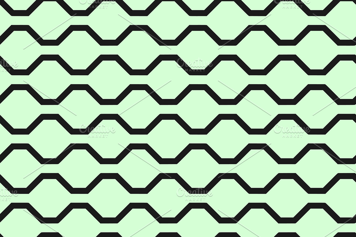 Seamless zigzag pattern vector, a Pattern Graphic by Neopat (Photo 2 of 9)
