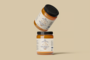 Mason Jar Mockup - Label & Lid View, a Cups & Container Mockup by graphicsauce (Thumbnail 2 of 4)