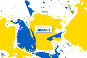 love and support Ukraine stop war, a Background Graphic by NJ Himel (Thumbnail 8 of 9)