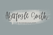 Aberfoyle South Script, a Script Font by Beck McCormick (Thumbnail 1 of 11)