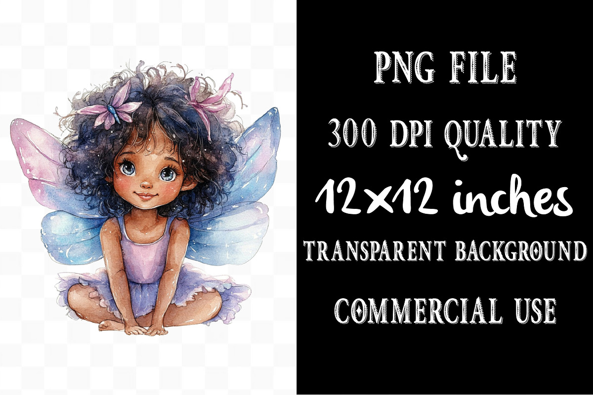 Cute Afro Girl Clipart Bundle, an Illustration by Designking (Photo 4 of 5)