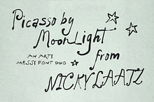 Picasso by Moonlight Font Duo