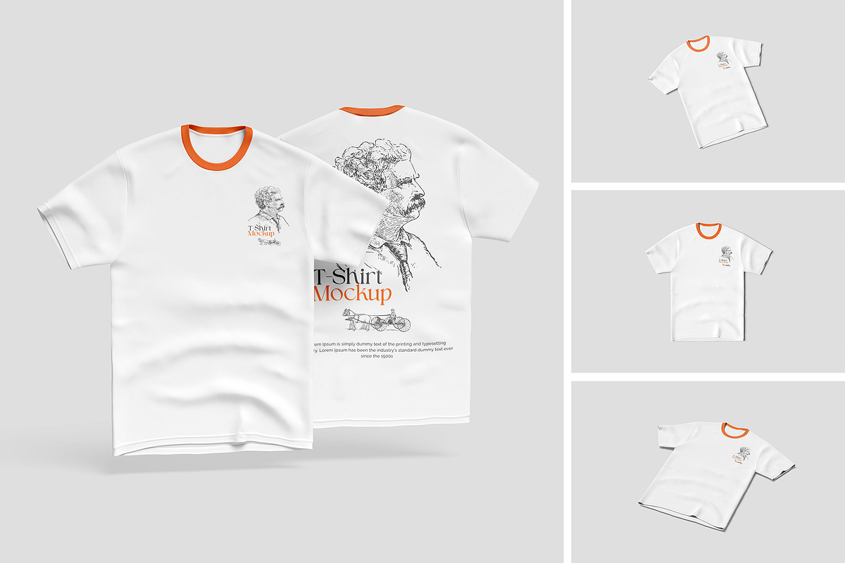 T-Shirt Mockup, a Shirt Mockup by Pikachudesign (Photo 1 of 5)