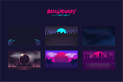 Retro Neon 80s & Synthwave Graphics, an Object Graphic by DenysHolovatiuk (Thumbnail 5 of 5)