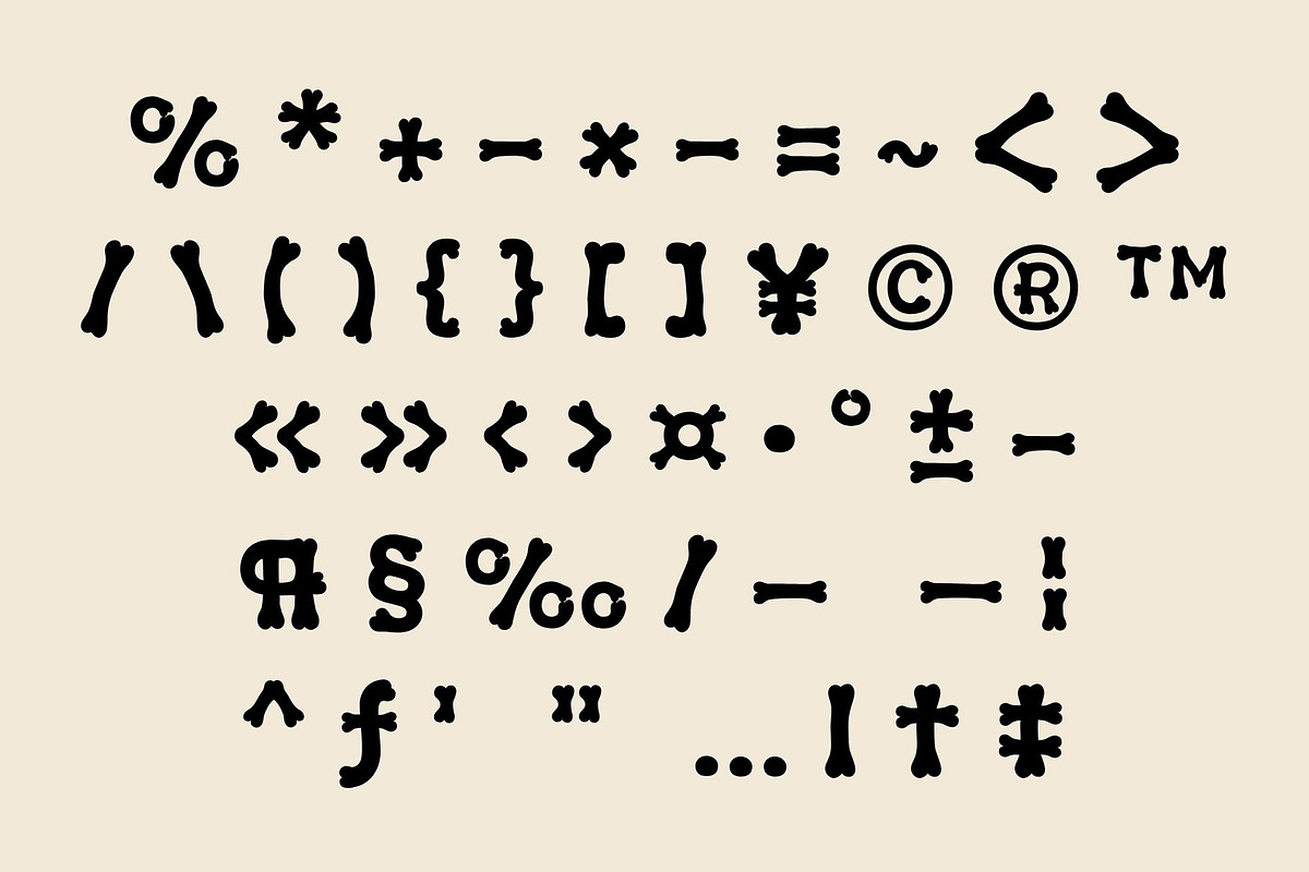 Fox Ghosty Font, a Symbol Font by Fox7 By Rattana (Photo 8 of 9)