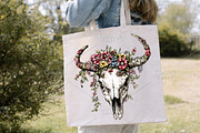 Whimsical Western Spring Clipart PNG, an Illustration by Canvas Craft (Thumbnail 4 of 7)