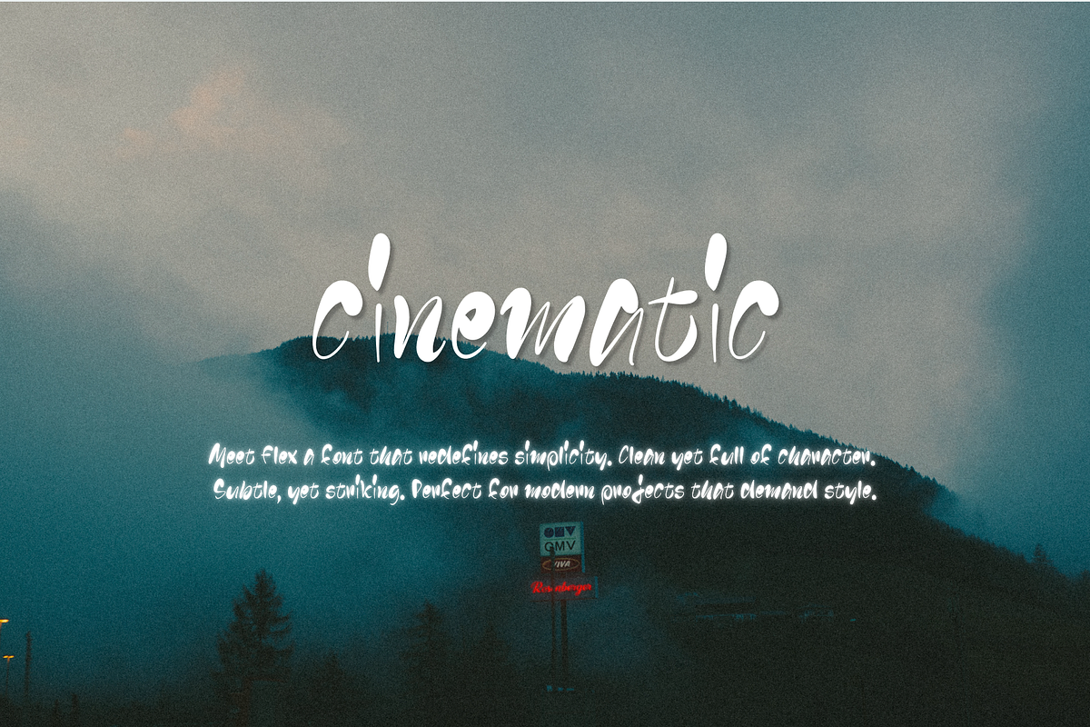 Flex Modern Font, a Script Font by typendy (Photo 3 of 11)